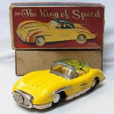 Asahi Toy Mercedes Benz 300Slr Yellow Tin Car With Box picture