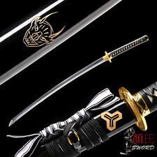 Handmade Kill Bill Sword Sharp Carbon Steel Japanese Samurai Katana Leather Ito picture