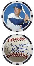MAURY WILLS - LOS ANGELES DODGERS - POKER CHIP ***SIGNED**** picture