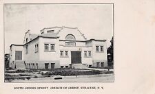 Syracuse NY New York Geddes Street Church of Christ Assembly Vtg Postcard C28 picture