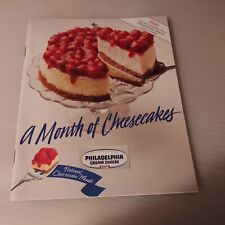 1986, Philadelphia Cream Cheese Recipe Booklet 