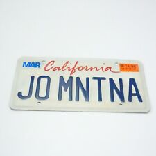 Original California Joe Montana License Plate 49R, 49ers Champions Football picture