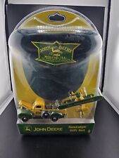 Gearbox John Deere Nostalgic Gift Set 1942 Pick-Up Truck & Biplane Logo Hat NEW picture