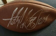 ADRIAN PETERSON SIGNED NFL FOOTBALL TITANS TENNESSEE WTF ROY W/COA+PROOF WOW picture