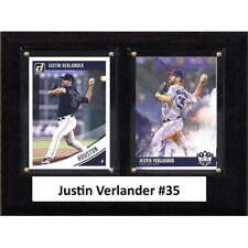 MLB 6 x 8 in. Justin Verlander Houston Astros Two Card Plaque picture
