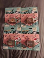 Vintage Talking Television Key Chain Set Of 4 Complete NOC picture