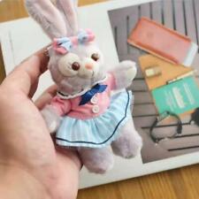 Disney Duffy Friend Stella Lou rabbit with costume Plush Toy keychain ring 15CM picture