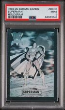 1992 DC Cosmic Cards Hologram Superman #DCH8 | PSA 9 Mint | ⚡️ POP 8 ⚡️ picture