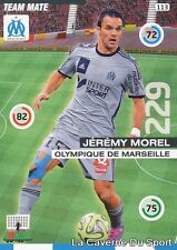 113 JEREMY MOREL OLYMPIQUE MARSEILLE CARD ADRENALYN 2016 PANINI T picture