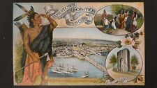 Mint 1907 Jamestown Exposition Pocahontas John Smith Old Church Postcard picture