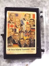 HISTORIC 2004 SEA ISLAND GEORGIA G8 SUMMIT LAPEL PIN ~ NEW in BOX picture