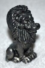 Pewter Lion, lion, pewter animals, pewter figurines, antiques, collectables picture