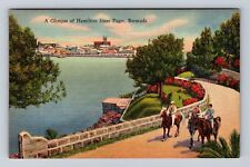 Paget-Bermuda, Scenic Panoramic Views of Hamilton, Antique Vintage Postcard picture