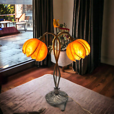 Vintage Art Nouveau Style L & L WMC Tulip Table Lamp picture
