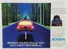 1990 Jensen Car Audio Speakers Vintage Print Ad Man Cave Poster Art Deco 90's picture