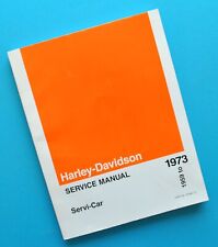 Vintage 1959-1973 Harley Davidson Service Manual Book Servi-Car G GA GE picture