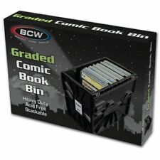 BCW Plastic Black CGC Graded Comic Book Box Acid Free Storage Tote Bin picture
