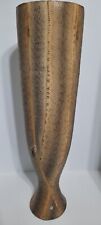 Damaged Luisa Robinson Snake Skin  Zodax Philippines Vase Tall Heavy Wood  picture