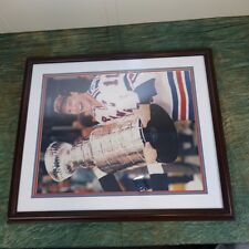 Mark Meisser Rangers  Signed Stanley Cup Photo, 1994, Steiner, Faded Signature picture