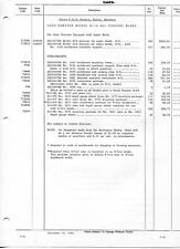 1962 2pg Dealer Price List of Case Danuser G16 Tractor Blade CH48 Scoop U72C picture