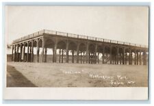 c1907 Pavilion Rockingham Park Horseracing Salem NH Photo RPPC Postcard picture
