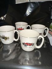 Set Of 4 Vintage  Chevrolet  Coffee Mug Tea Cup Salem Ohio picture