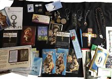 Large Lot Of St Anthony Medal Necklace Carded Franciscan Friars Of The Atonement picture