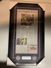 Lakers 2020 NBA Champions Los Angles Times Orignal Newspaper Framed  picture
