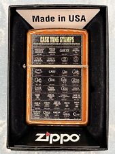 Rare 2009 Case Cutlery Tang Stamps Toffee Zippo Lighter NEW picture
