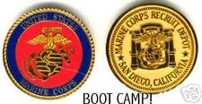 MCRD SAN DIEGO MARINE CORPS BOOT CAMP CHALLENGE COIN picture