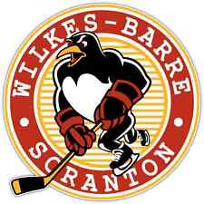 Wilkes-Barre/Scranton Penguins AHL Hockey Bumper Window Sticker Decal 5