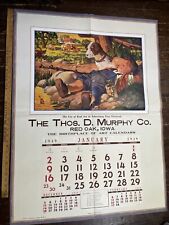 1949 Salesman Copy Calendar Had A Busy Day Red Oak, IA Series 49 R 3 RARE VTG picture