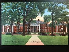 Vintage Postcard 1930-1945 Waterman Building University of Vermont Burlington VT picture