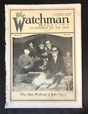Vintage February 1931 The Watchman Magazine, Cover: The Man Without a Job picture
