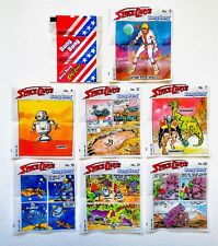 Vintage 1983 SPACE CHASE Bang Bang Comic Cards Wrappers Set Of 7 COMICS picture