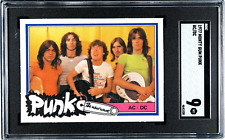 1977 Monty Gum Punk AC/DC Rookie Card SGC 9 Mint picture