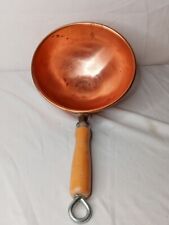 Vintage copper pot atlas metal spinning co USA - 8.5 inches Wide 4.5 inches Deep picture
