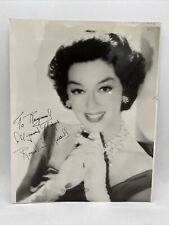 Vintage Rosalind Russell Hand Signed 8x10 Photo Autograph Autographed To Raymond picture