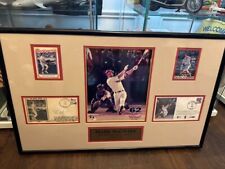 Mark Mcgwire First Day Cover 26 x16 Signed record breaker picture Framed picture