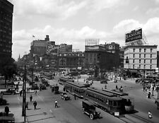 1910's Woodward Avenue, Detroit, Michigan Vintage Photograph 8.5
