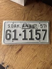1957 South Dakota License Plate picture
