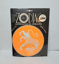 Vintage Zodiac Decal Stik-Ons Astrology Leo picture