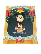 1992 Enesco Disney Christmas is in the Air Ornament Mickey Minnie Balloon picture