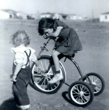 1950's Photo AMF Junior Tricycle Pedal Trike Bicycle Snapshot San Antonio Fox Co picture
