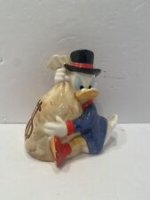 Vintage Disney Uncle Scrooge McDuck Ceramic Coin Bank picture