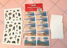 Vintage NEW 1987 Hallmark Cards Valentines G.I. Joe Envelopes Stickers Parachute picture
