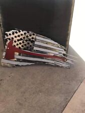 Tethered Metal American Flag picture