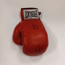  Dbl.Sign Muhammad Ali aka. Cassius Clay + Joe Frazier Boxing Glove Hand Signed  picture