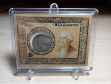 2022 Historic Autographs Washington Chronicles Coin Card 1932 Quarter Rare SP🔥 picture