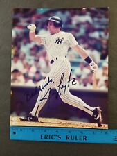 HAND SIGNED 8X10 PHOTO JIM LEYRITZ INSC. BEST WISHES W/COA JSA/COA AVAIL 72522 picture